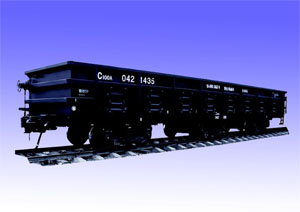 c100a型运煤敞车 